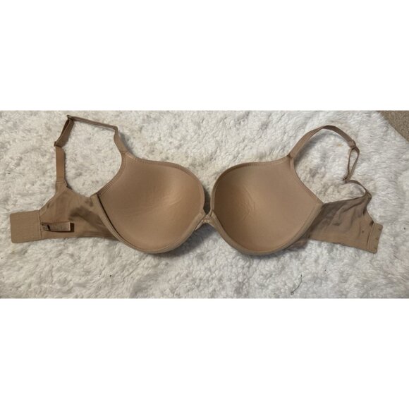 Skims Women's Ultimate Push Up Plunge Bra 36DD Golden Darker Tan NEW - Picture 3 of 6
